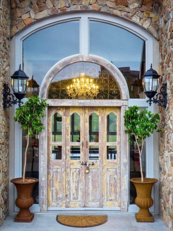 Unique French door sourced by Raremoon Projects and Interior