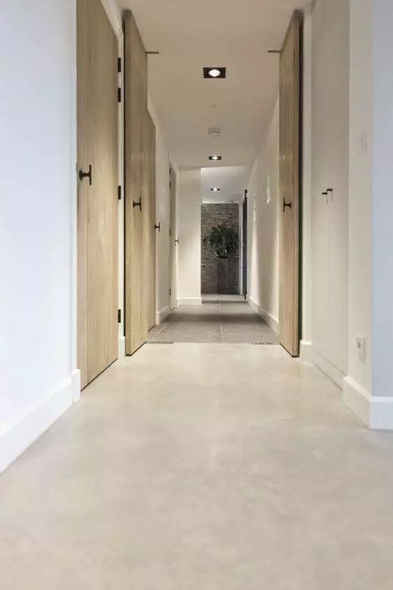 Raremoon loves decorative cement for floors, here is a good example of the finished floor