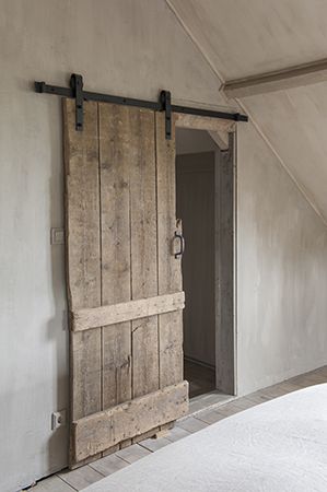 Interior design example of barn door